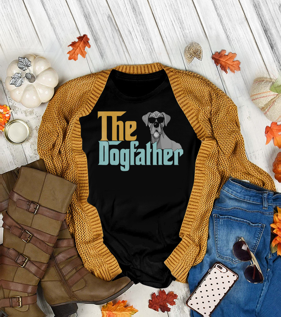 The Dogfather Great Dane Mafia T-Shirt