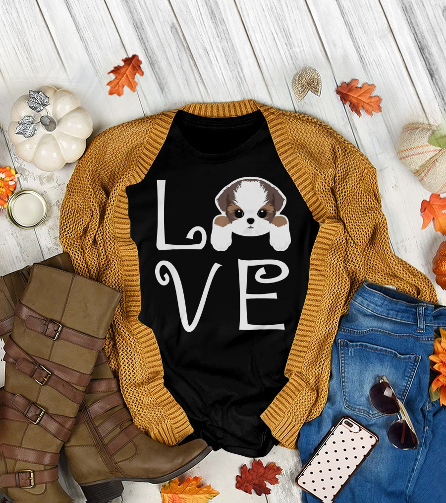Shih Tzu Love Dog Owner Puppy T-Shirt