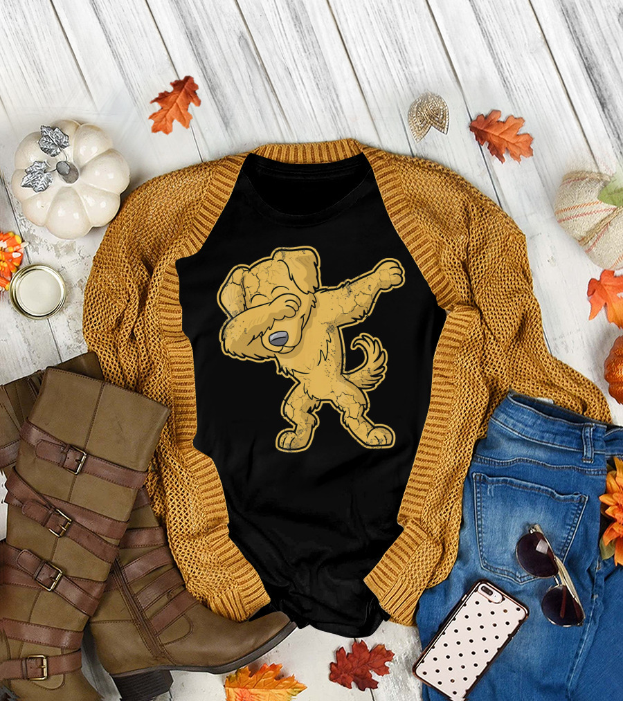 Golden Retriever Dabbing Dab Dog T-Shirt