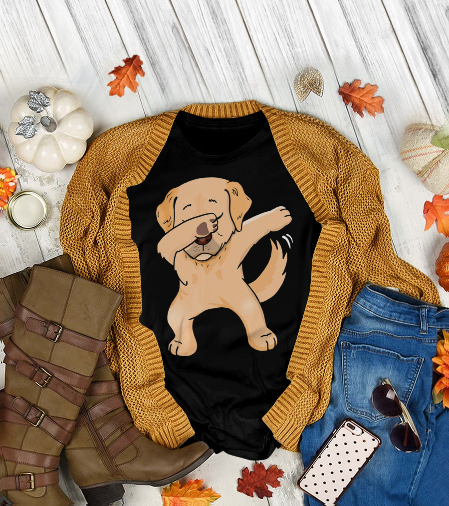 Dabbing Labrador Dog Dancing Dab Lab T-Shirt