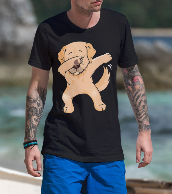 Dabbing Labrador Dog Dancing Dab Lab T-Shirt