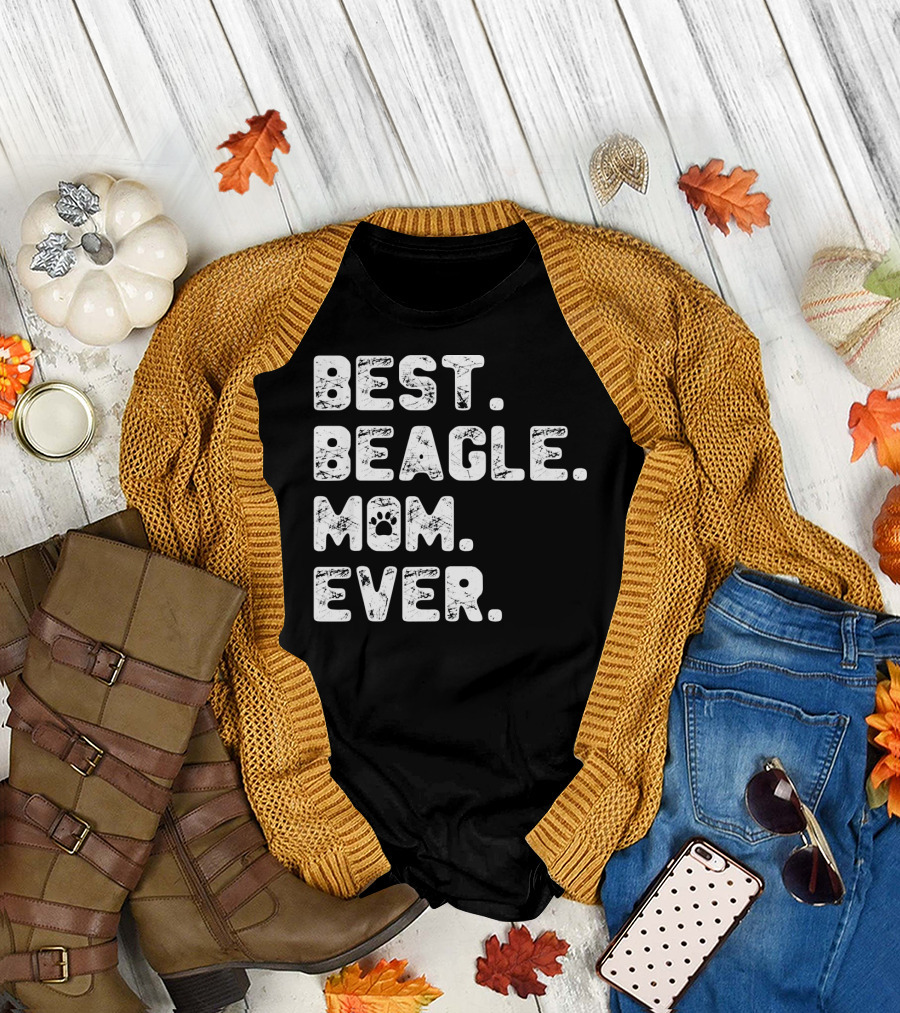 Best Beagle Mom Ever Beagle Dog Mom T-Shirt