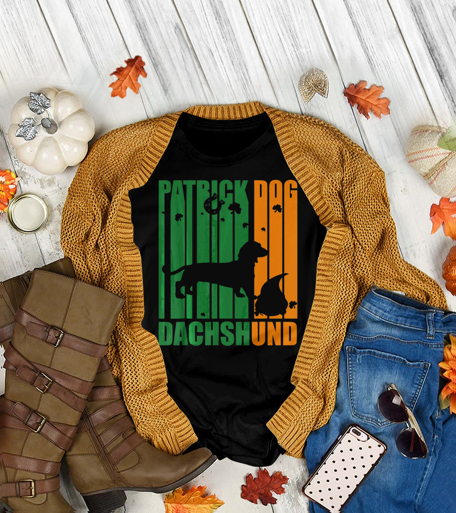 Patrick Dog Dachshund St. Patrick’s Day T-Shirt