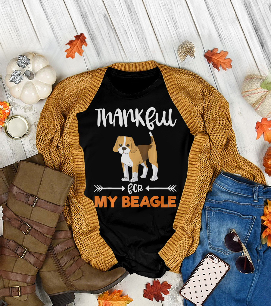 Thankful for My Beagle Dog T-Shirt