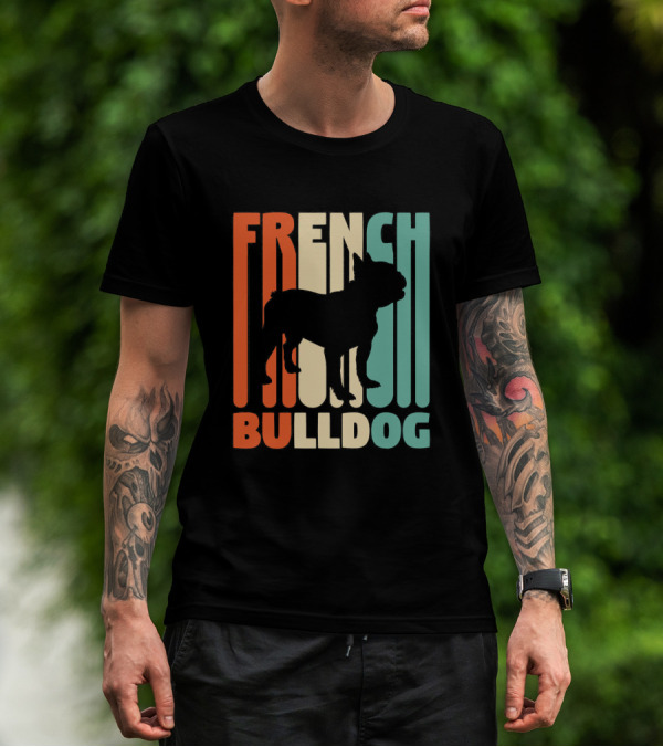 Retro French Bulldog T-Shirt