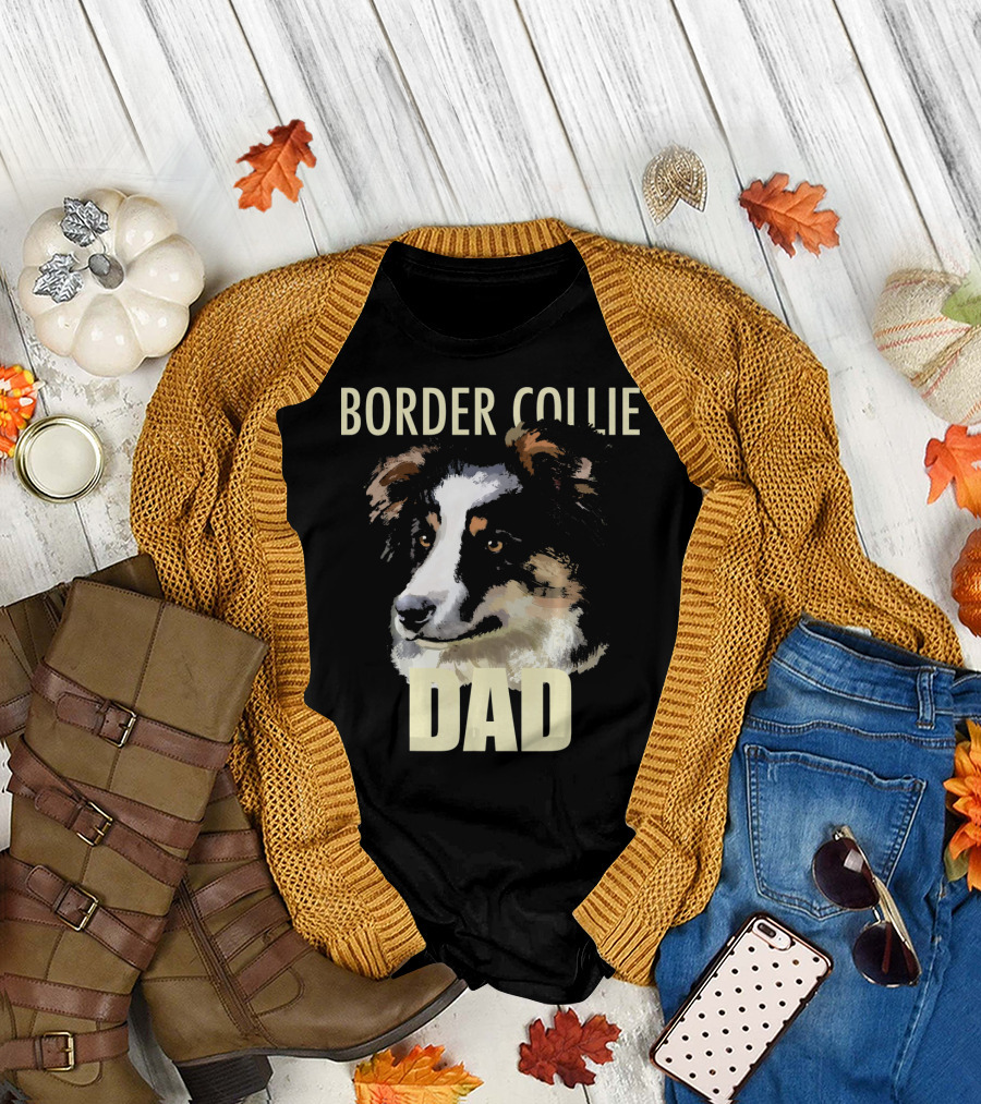 Border Collie Dad T-Shirt