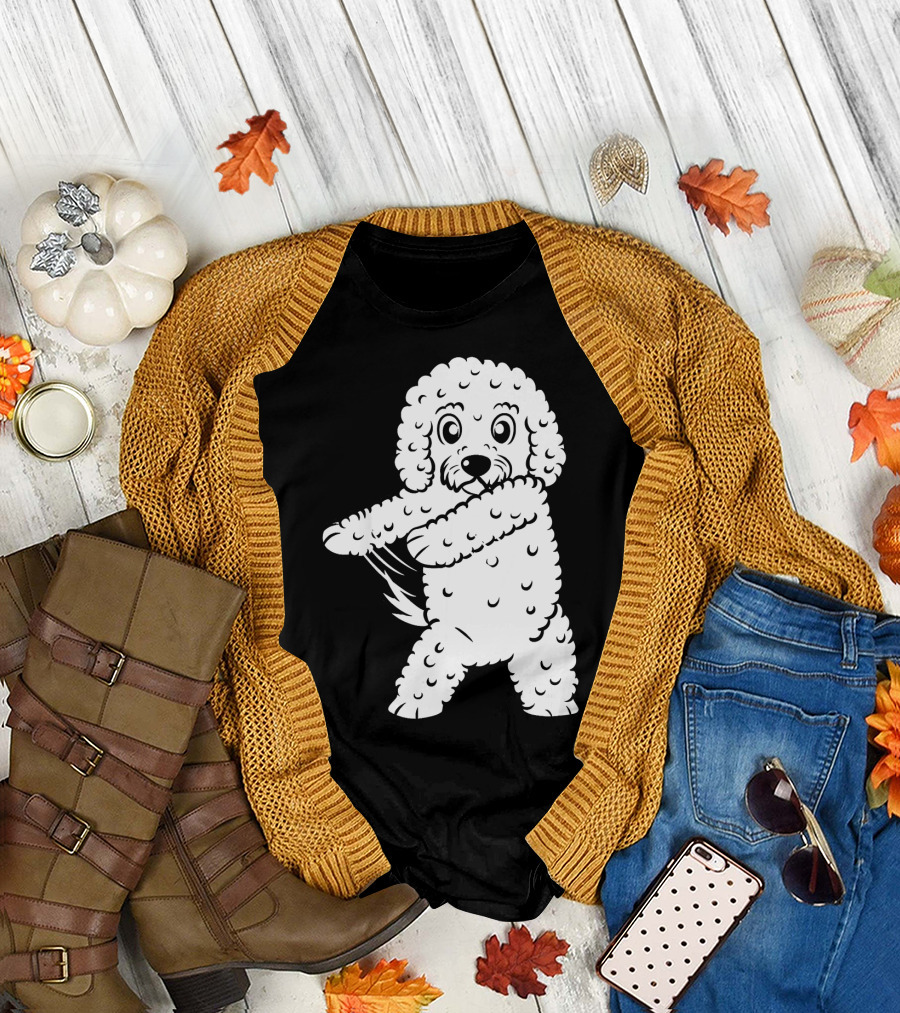 Bichon Frise Floss Dance Flossing Dog Dance Move T-Shirt