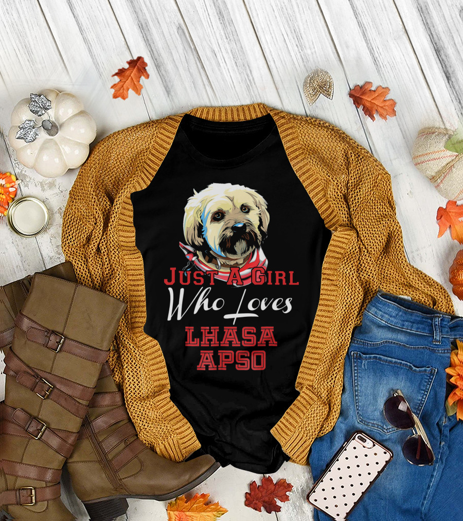 Just A Girl Who Loves Lhasa Apso T-Shirt