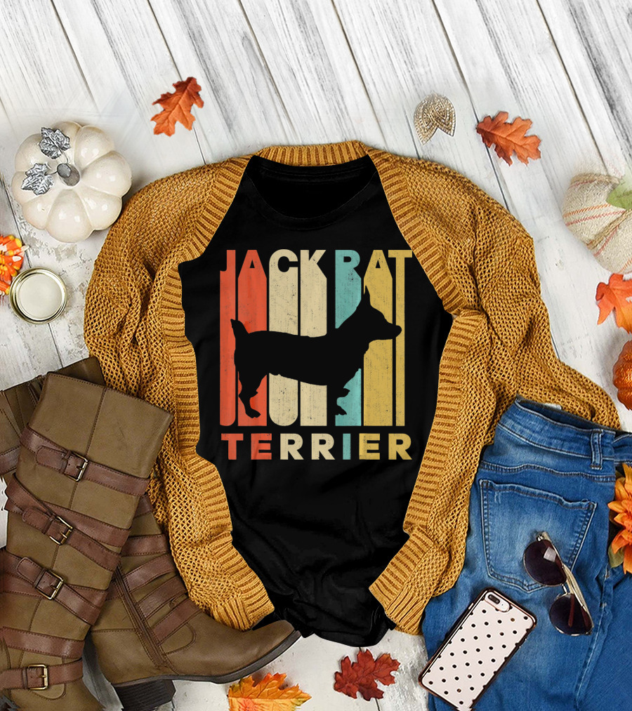 Vintage Retro Jack Rat Terrier T-Shirt