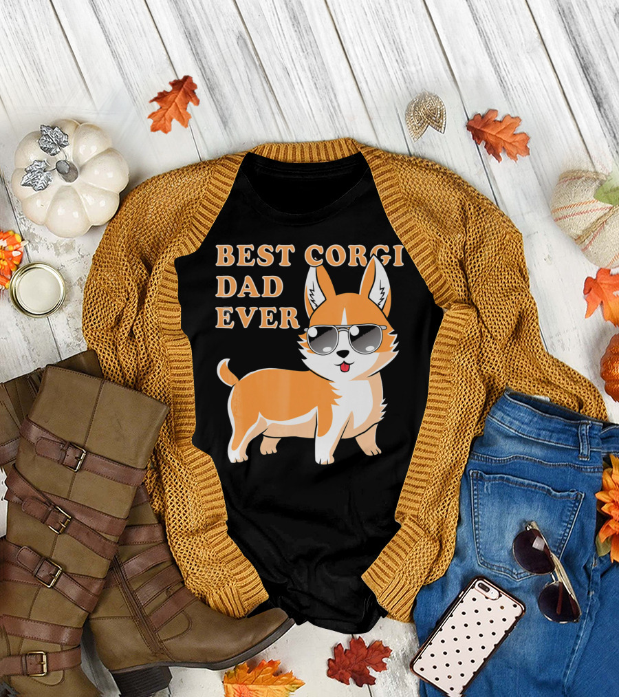 BEST CORGI DAD EVER T-Shirt