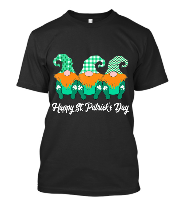 Happy St. Patrick's Day Cute Irish Gnomes Leprechauns T-Shirt