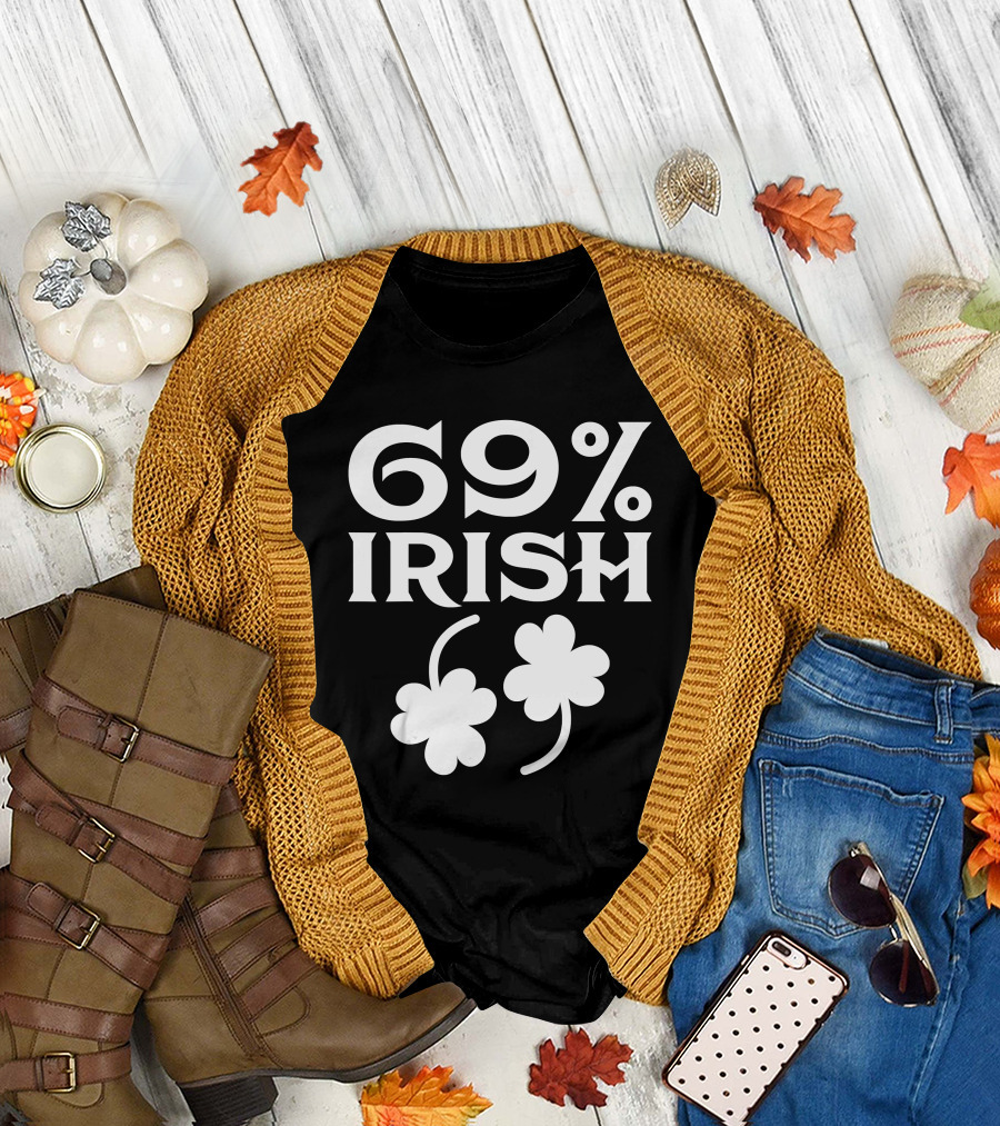 69% Irish Funny St Patrick's Day Matching T-Shirt