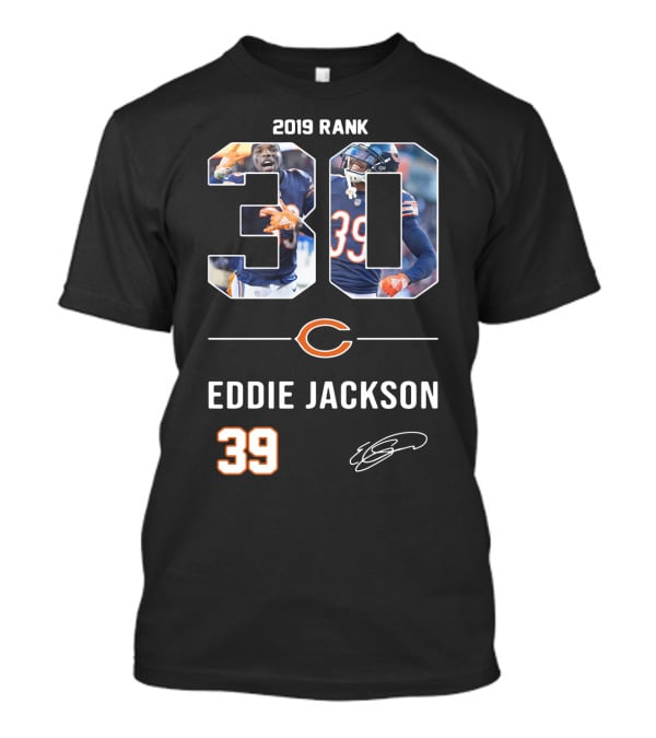 Rank 30 Chicago Bears Eddie Jackson T-Shirt