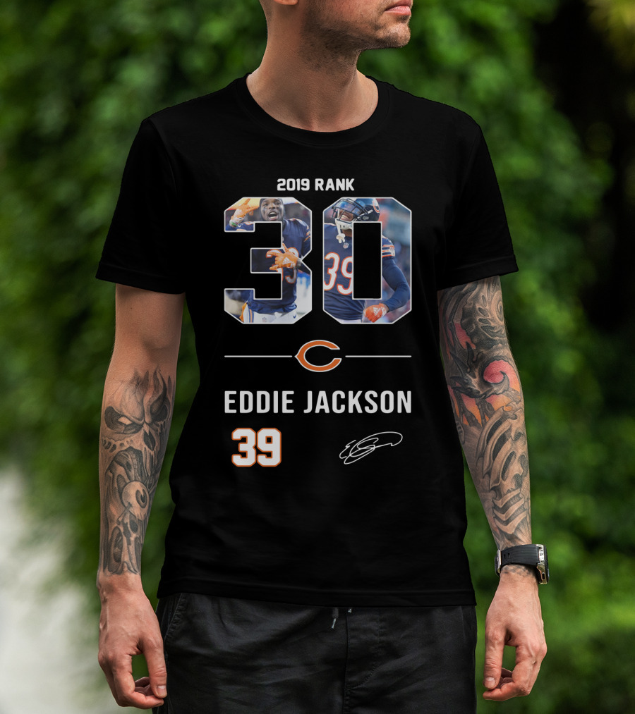 Rank 30 Chicago Bears Eddie Jackson T-Shirt
