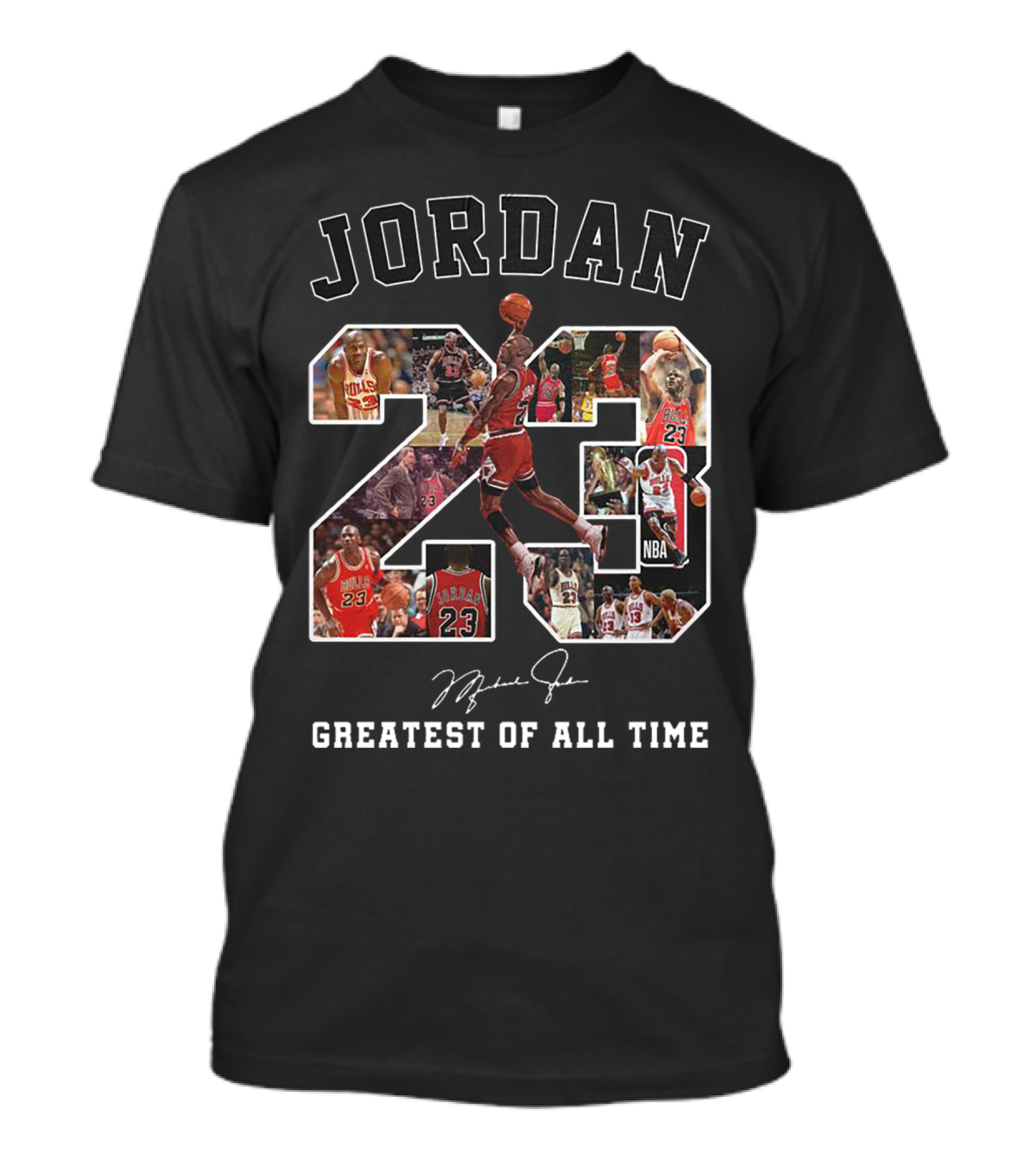 Jordan 23 Greatest Of All Time Nba T-Shirt