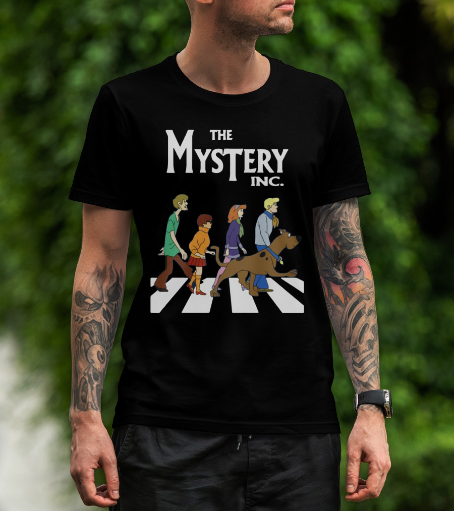 The Mystery Inc Abbey Road Spoof T-Shirt