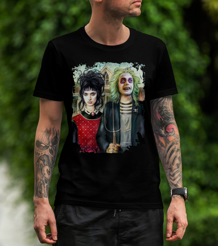 American Gothic Beetlejuice Lydia House T-Shirt