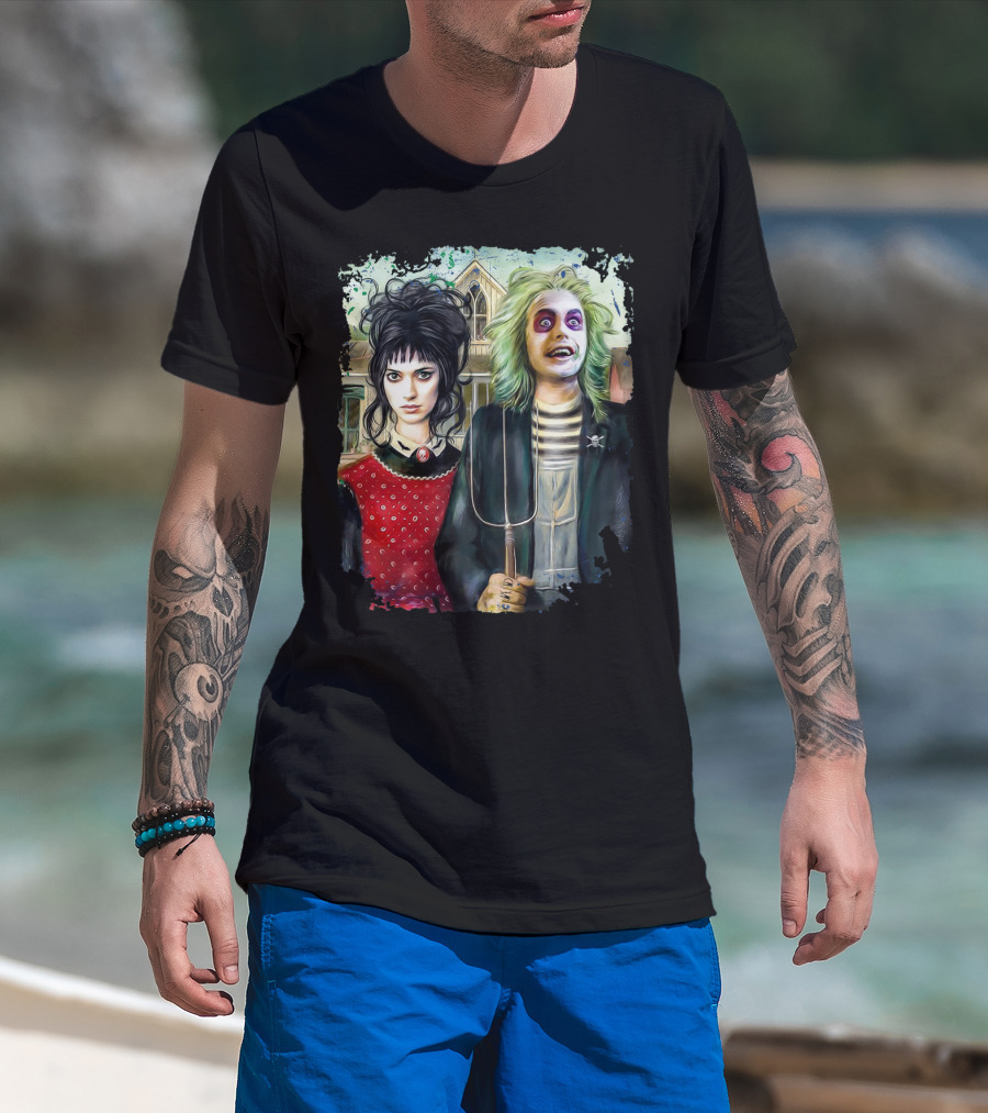 American Gothic Beetlejuice Lydia House T-Shirt