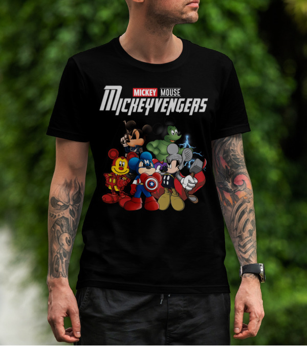 Mickey Mouse Mickeyvengers Marvel Avengers Endgame Disney Crossover T-Shirt