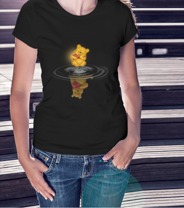 Winnie The Pooh Water Ripples Reflective T-Shirt
