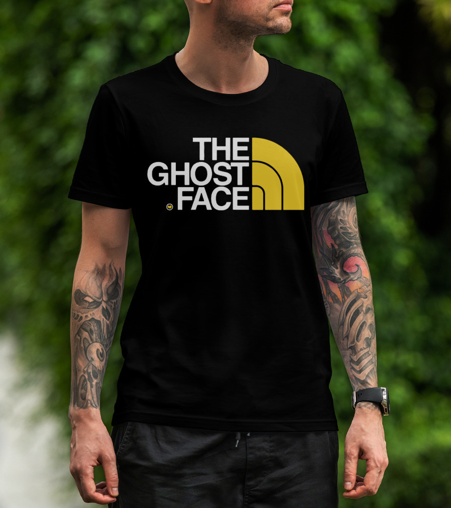 Wu Tang Clan The Ghost Face North Face Logo T-Shirt