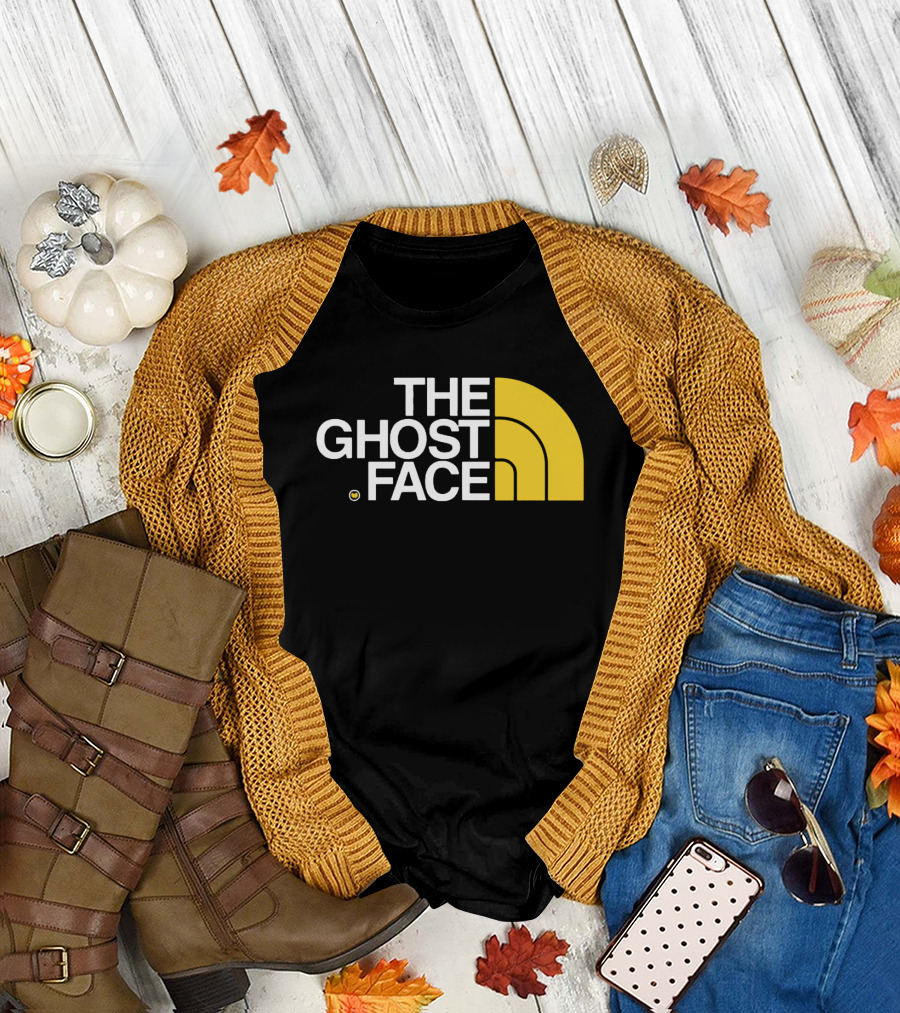 Wu Tang Clan The Ghost Face North Face Logo T-Shirt
