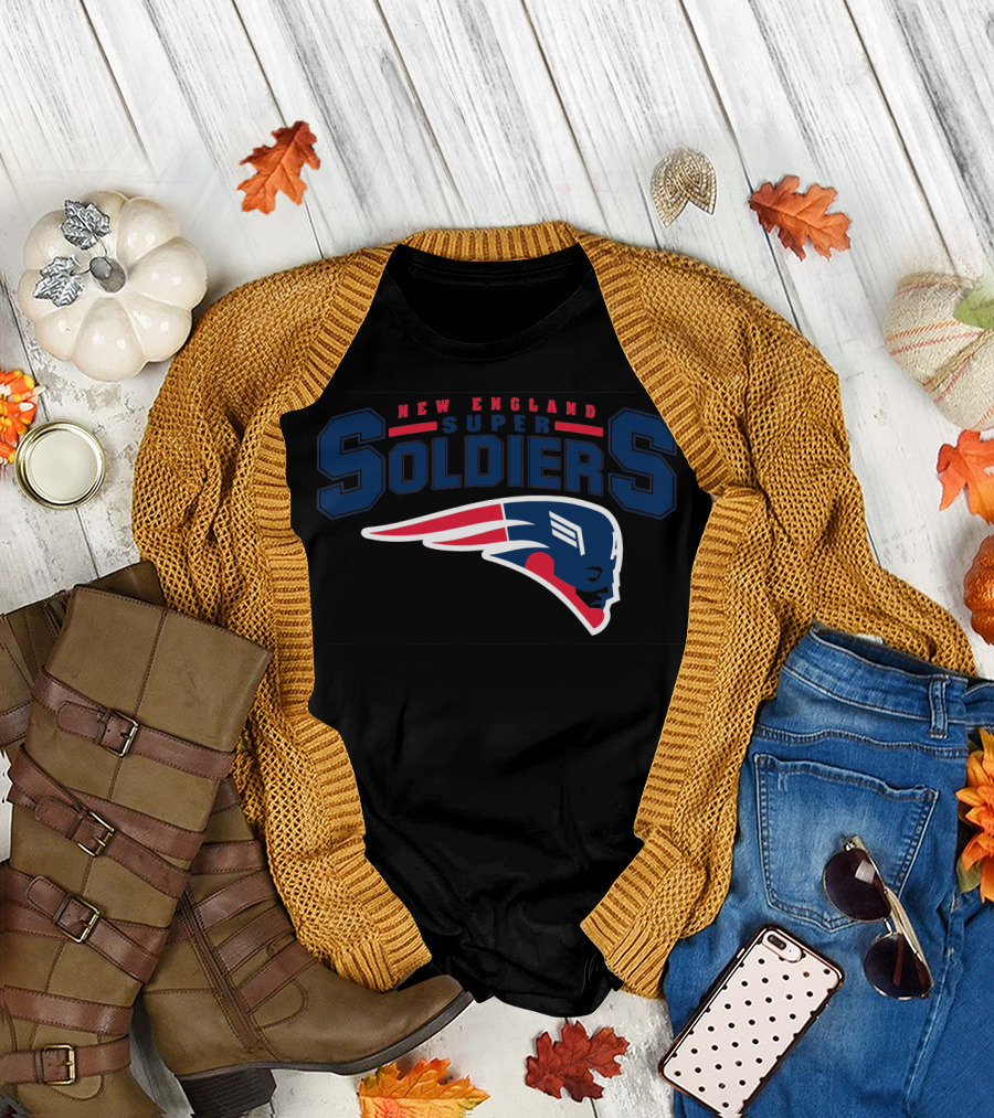 New England Super Soldiers Patriotic Hero T-Shirt