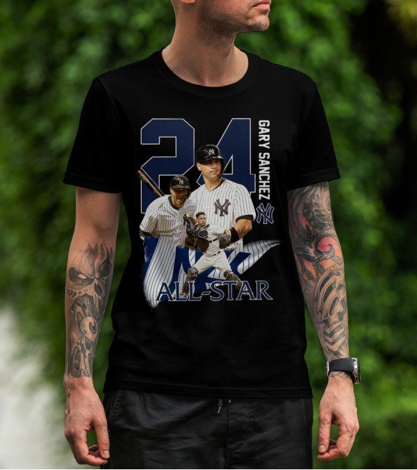 New York Yankees Gary Sanchez 24 All-Star T-Shirt