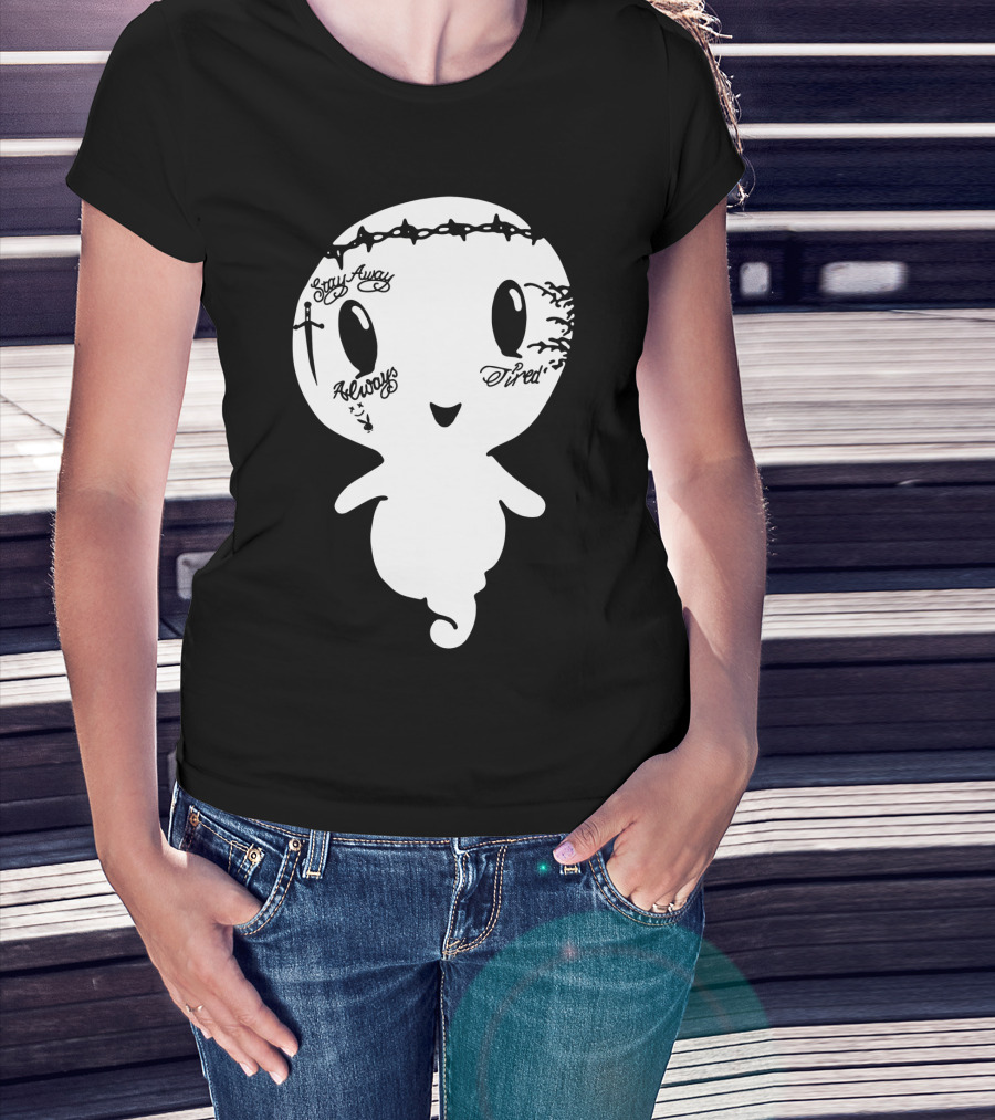 Stay Away Always Tired Ghost Post Malone Tattoo T-Shirt