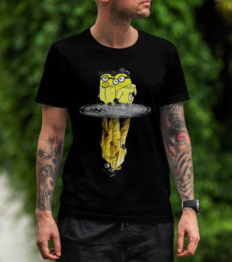 Minion Walter White Jesse Breaking Bad Reflection T-Shirt
