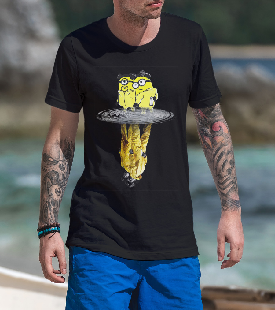 Minion Walter White Jesse Breaking Bad Reflection T-Shirt