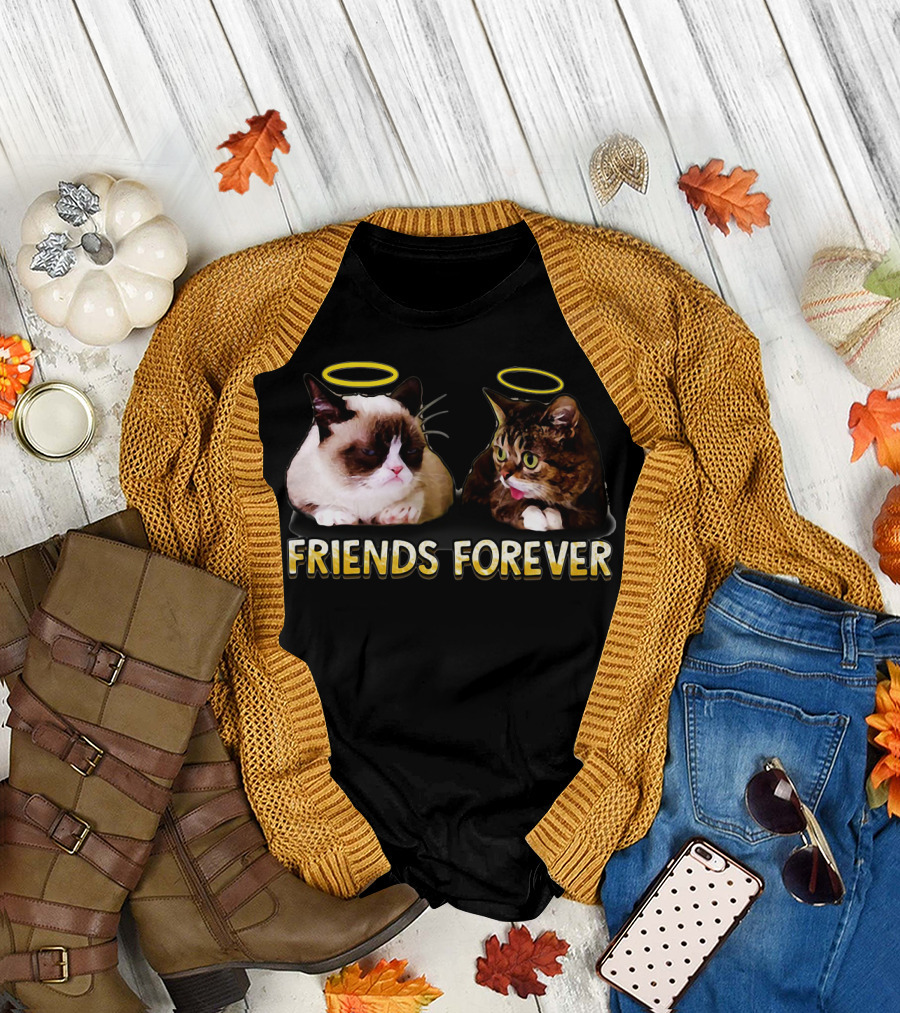 Grumpy Lil Bub Friends Forever T-Shirt