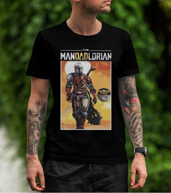 The Mandadlorian Dad Yoda The Mandalorian T-Shirt