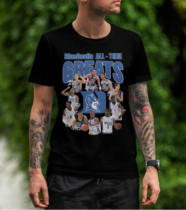 Blue Devils All-Time Greats Duke Basketball T-Shirt