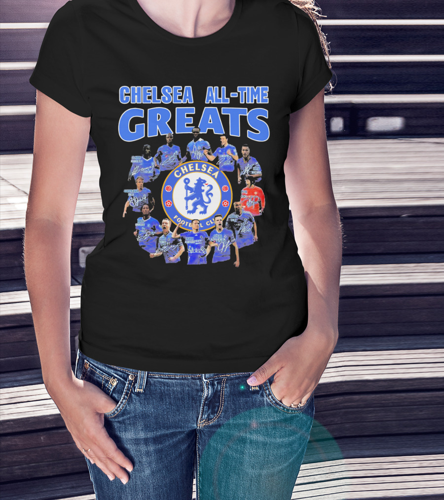 Chelsea All-Time Greats Featuring Legends Of Chelsea Football Club T-Shirt