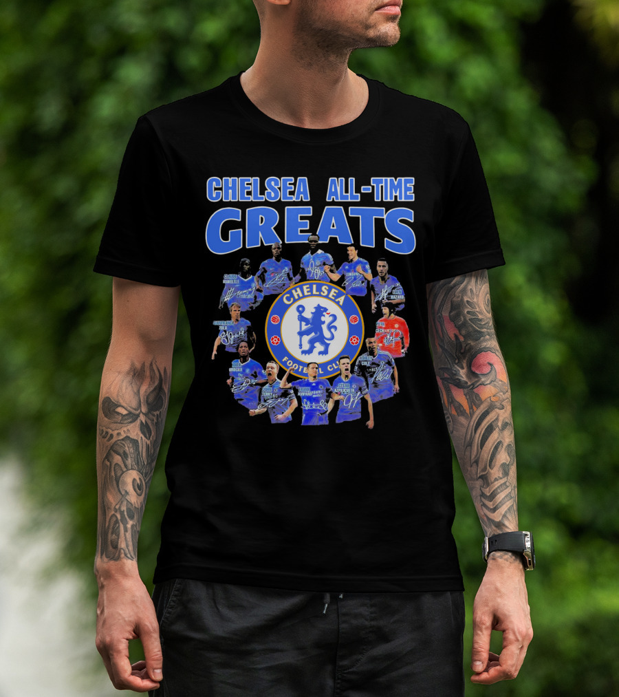Chelsea All-Time Greats Featuring Legends Of Chelsea Football Club T-Shirt