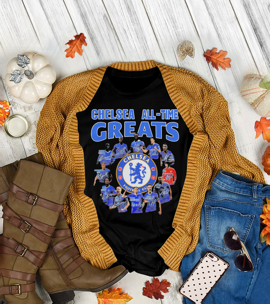 Chelsea All-Time Greats Featuring Legends of Chelsea Football Club T-Shirt