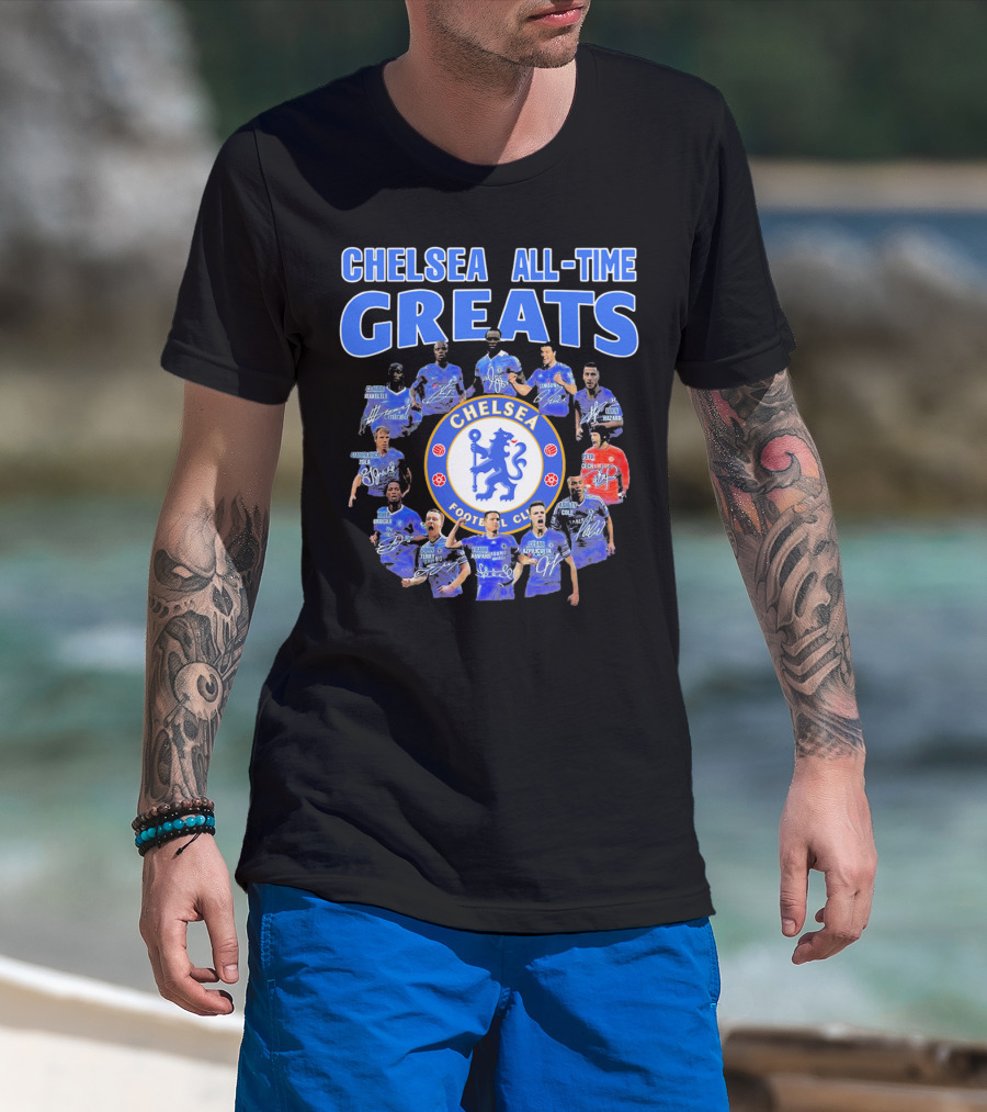 Chelsea All-Time Greats Featuring Legends Of Chelsea Football Club T-Shirt