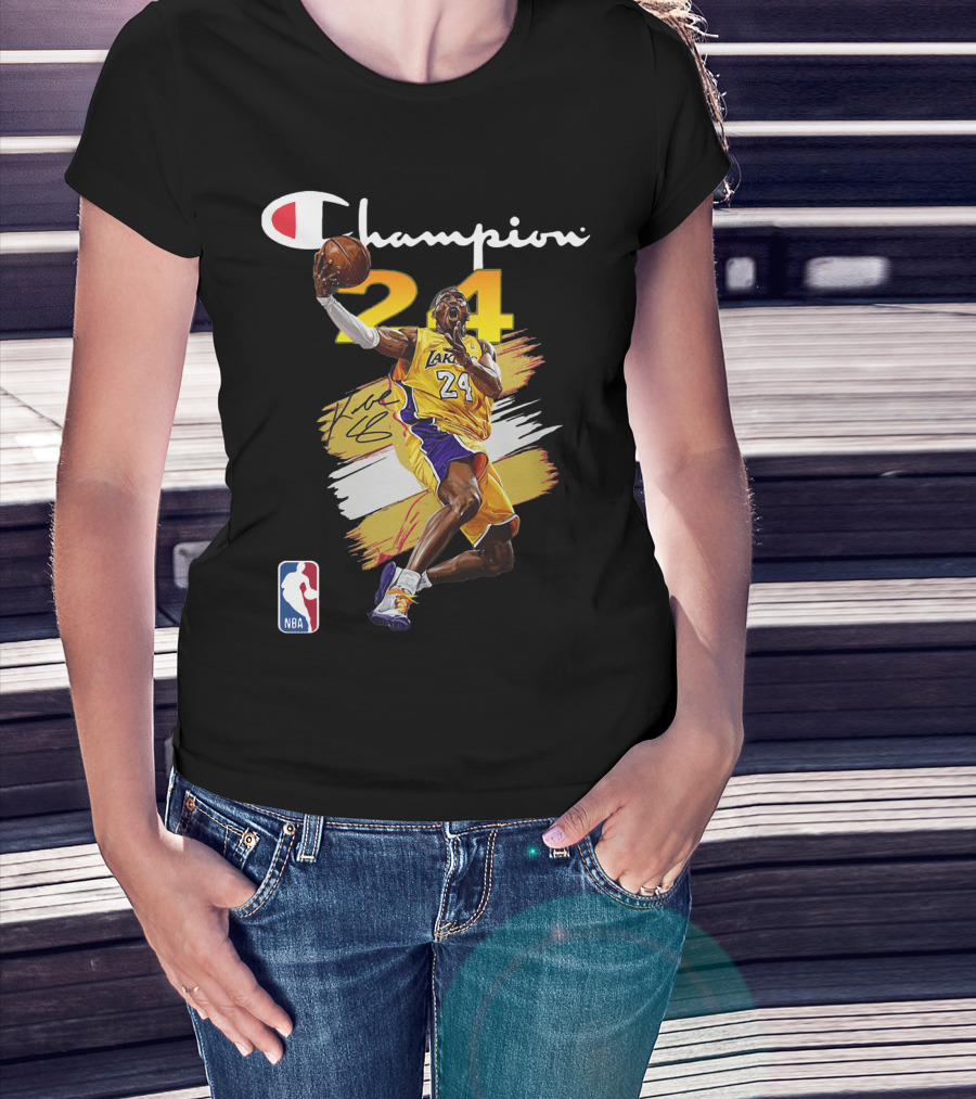 Champion NBA Los Angeles Lakers Kobe Bryant #24 T-Shirt