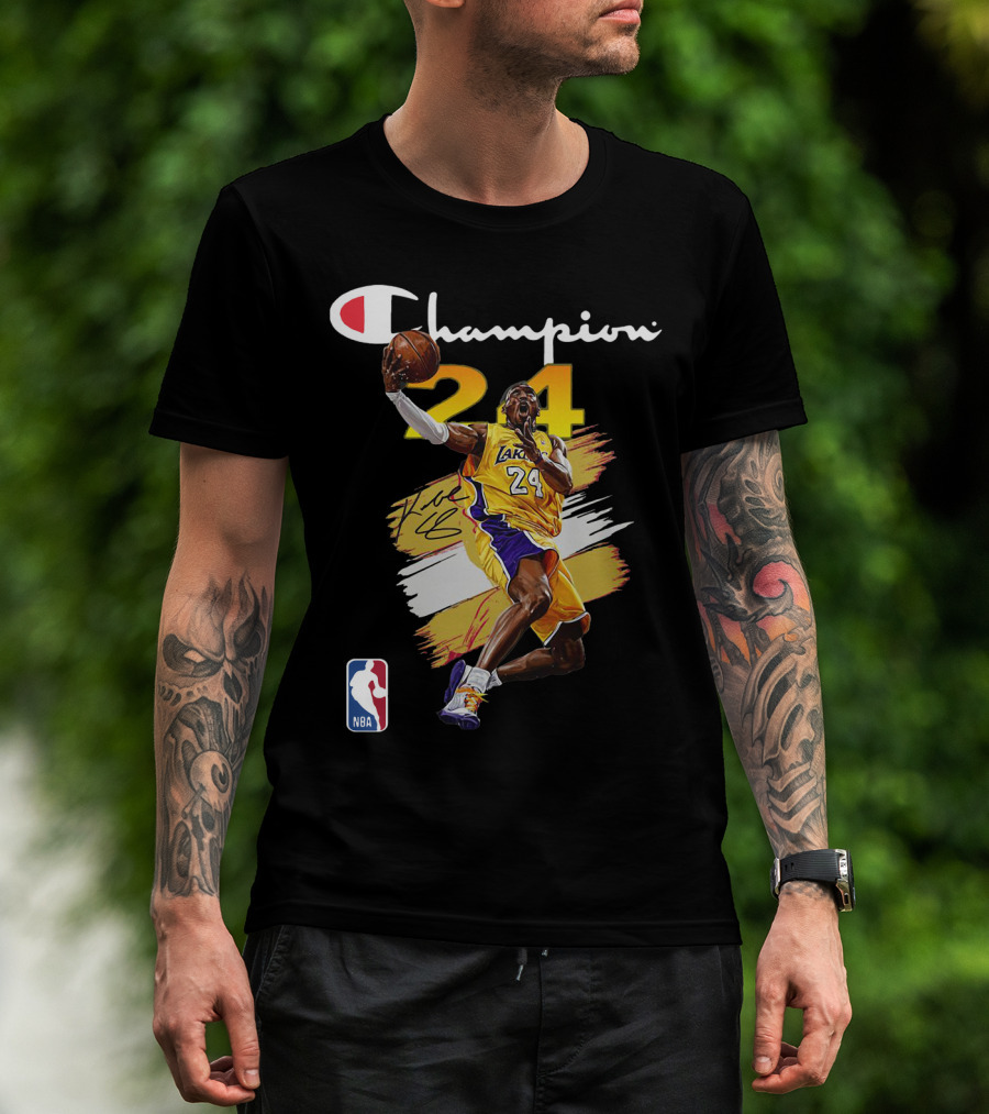 Champion NBA Los Angeles Lakers Kobe Bryant #24 T-Shirt