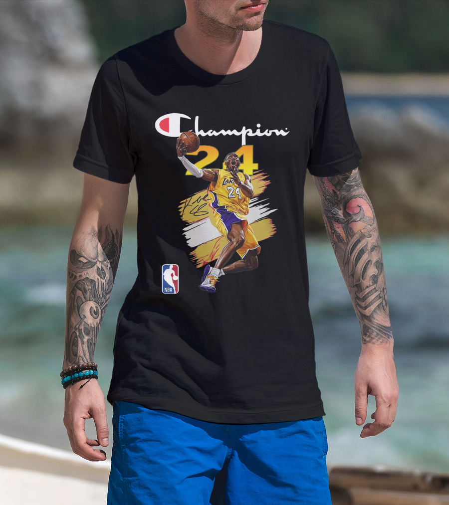 Champion NBA Los Angeles Lakers Kobe Bryant #24 T-Shirt