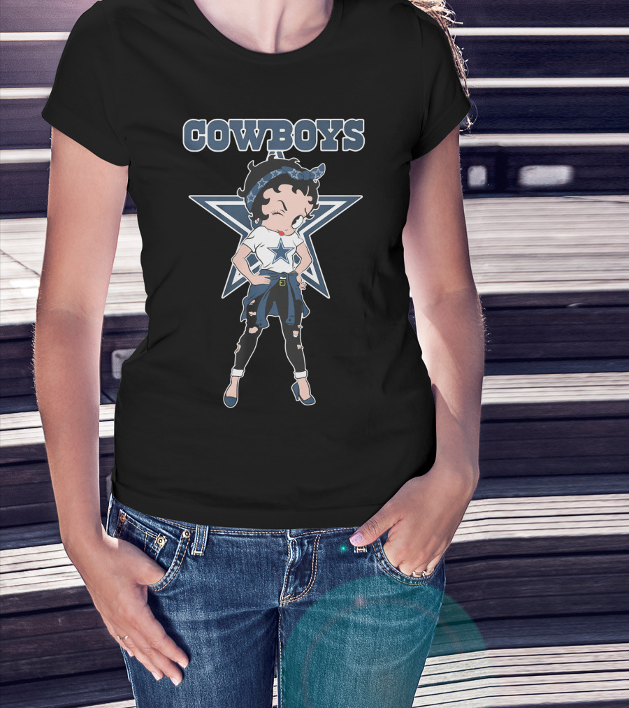 Cowboys Girl With Star T-Shirt