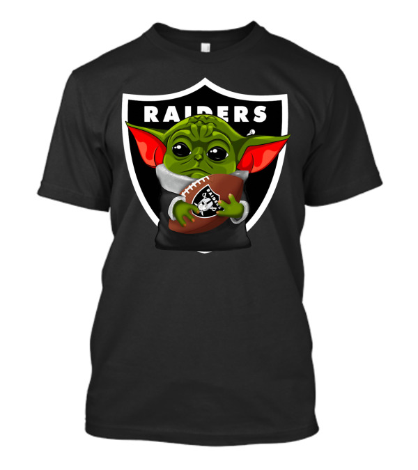 RAIDERS BABY YODA OAKLAND FOOTBALL FAN T-Shirt