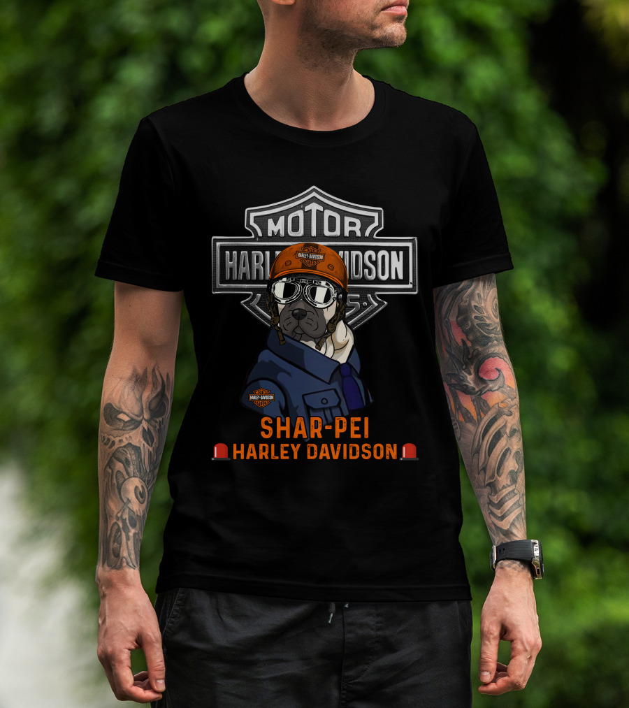 Motor Harley Davidson Shar-Pei Hdteex 112V3 T-Shirt