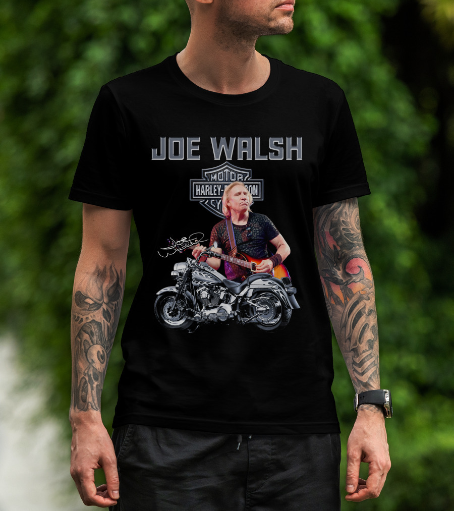 Joe Walsh Harley Davidson Motorcycle Legends T-Shirt