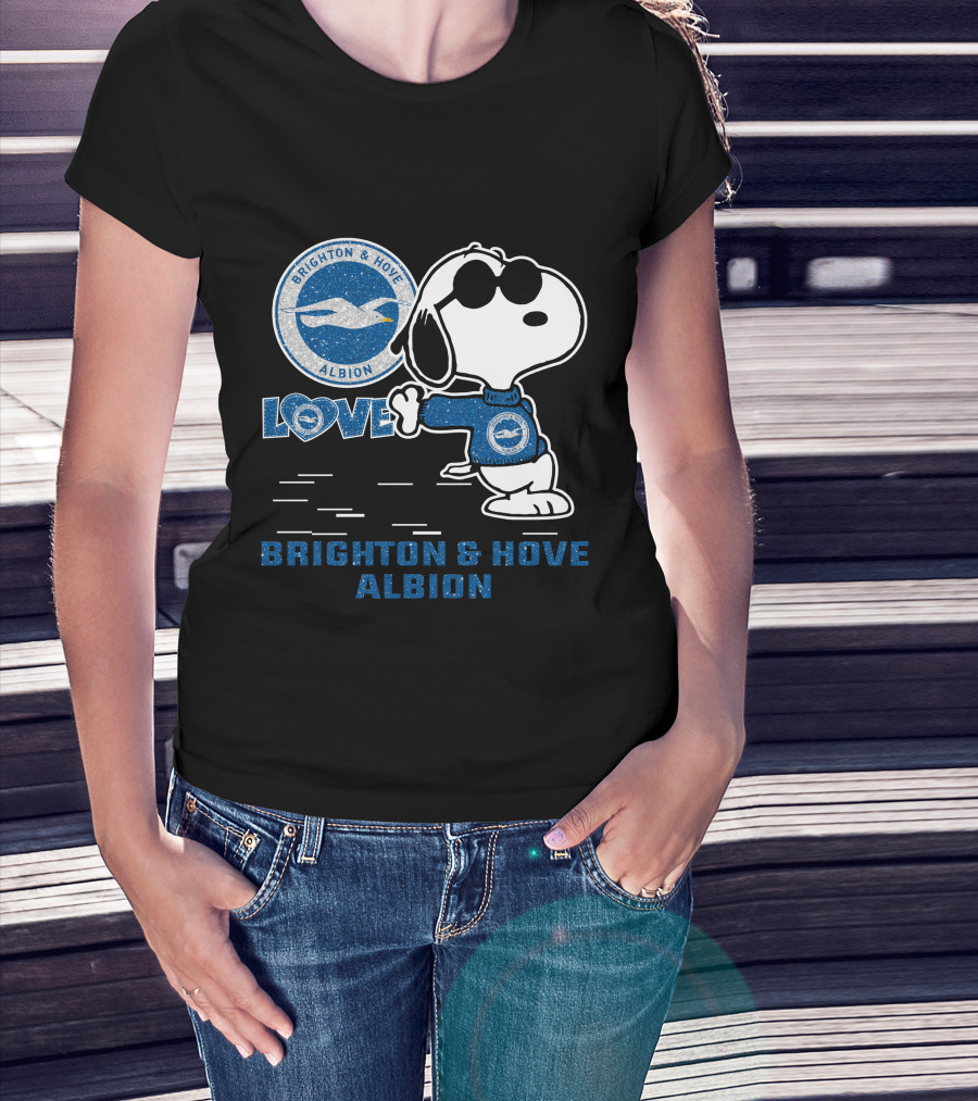 Snoopy Love Brighton & Hove Albion T-Shirt