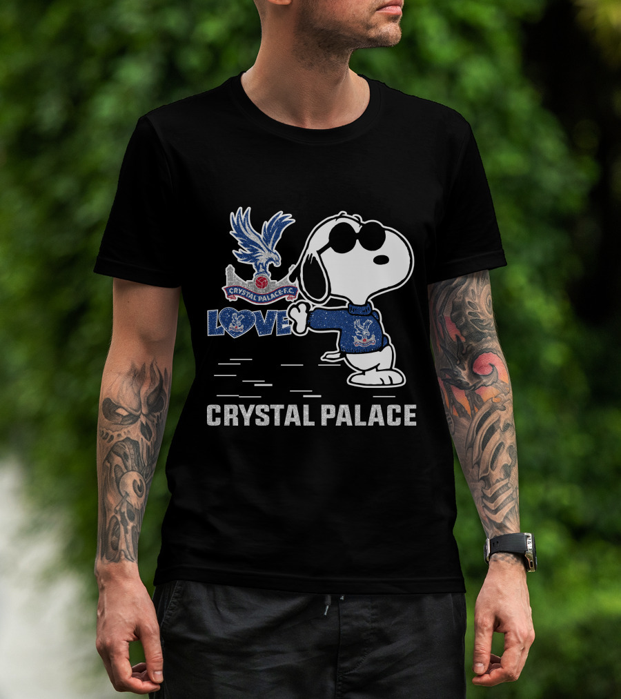 Snoopy Love Crystal Palace Fc Crystal Palace T-Shirt