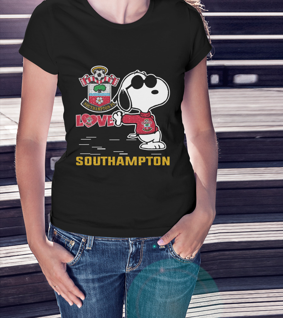Snoopy Southampton Fc Love T-Shirt
