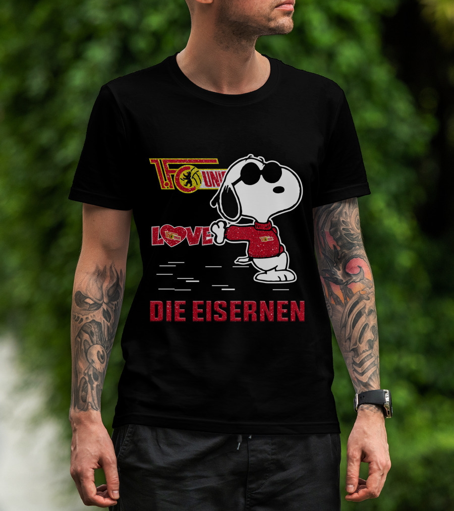 Snoopy Love 1. FC Union Berlin Die Eisernen T-Shirt