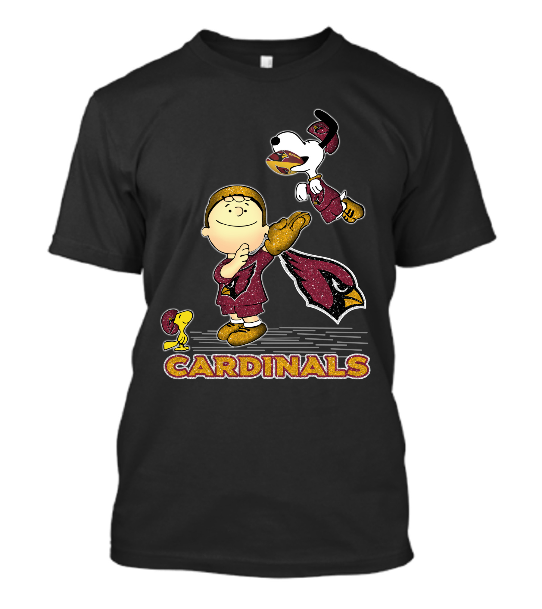 Snoopy Cardinals Football Team Love T-Shirt
